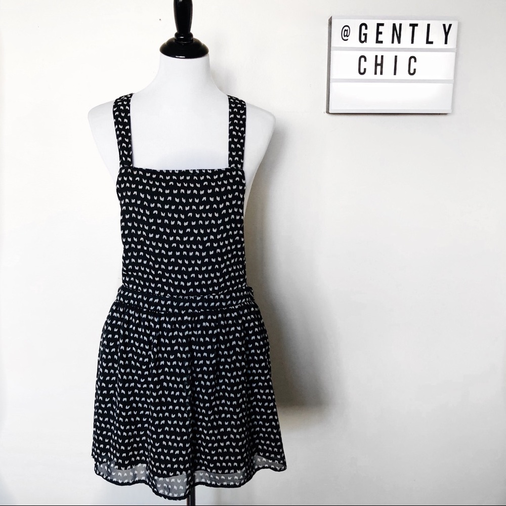 One Clothing |  Dress Black Crossed Straps Size M